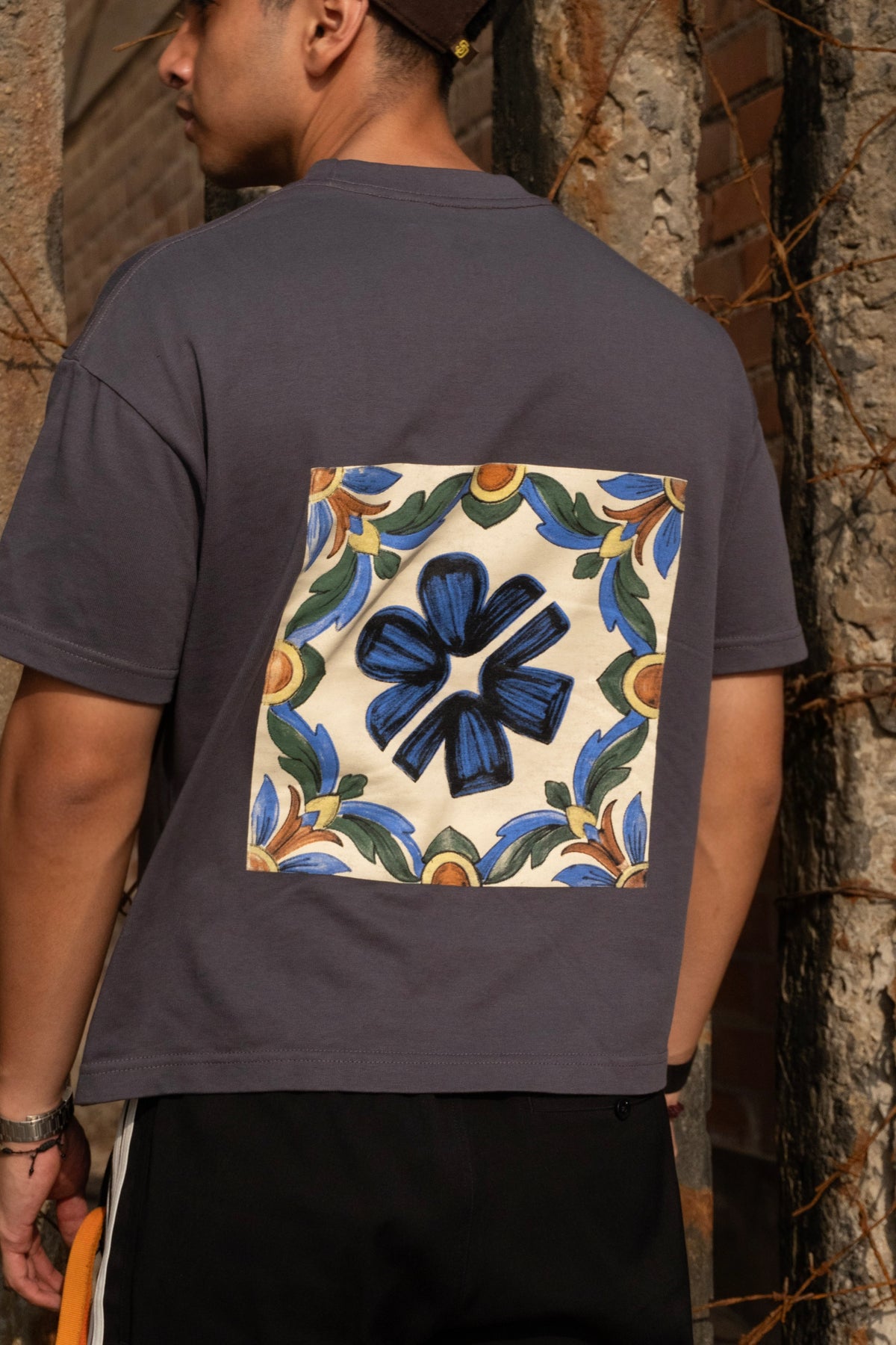 Gray Tile Tee