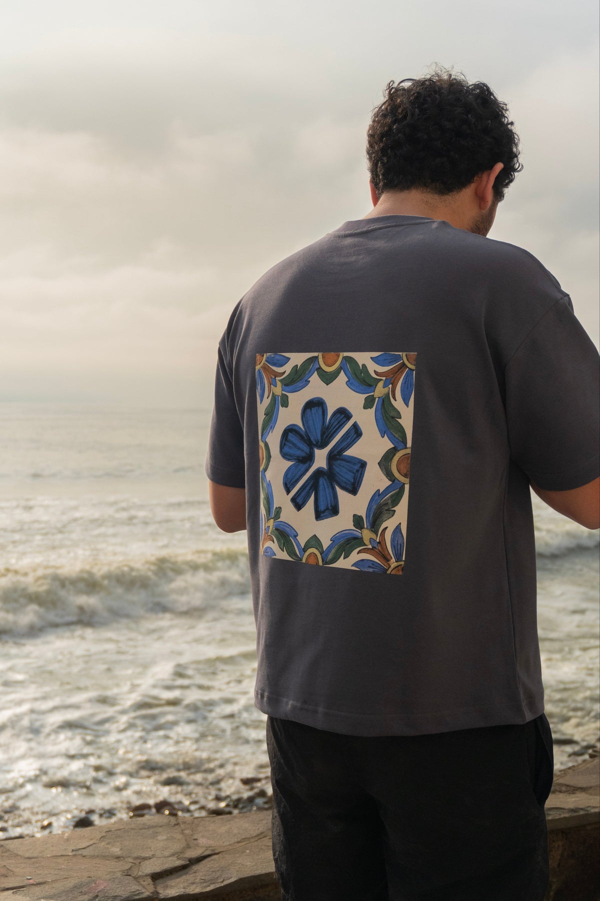 Gray Tile Tee